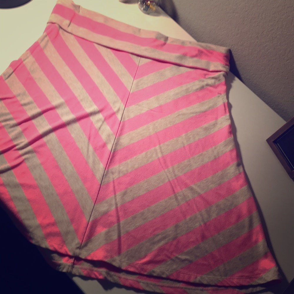 Beige and Pink Skirt